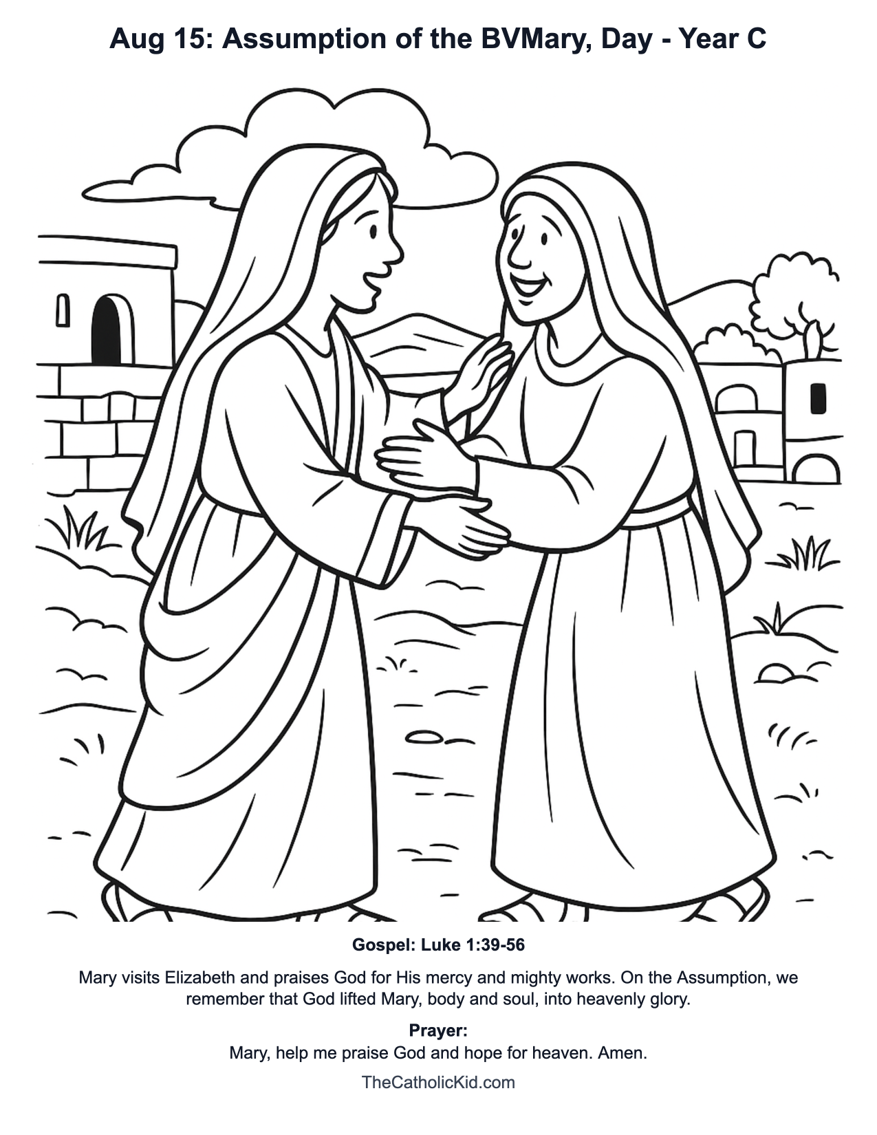Aug 15: Assumption of the BVMary