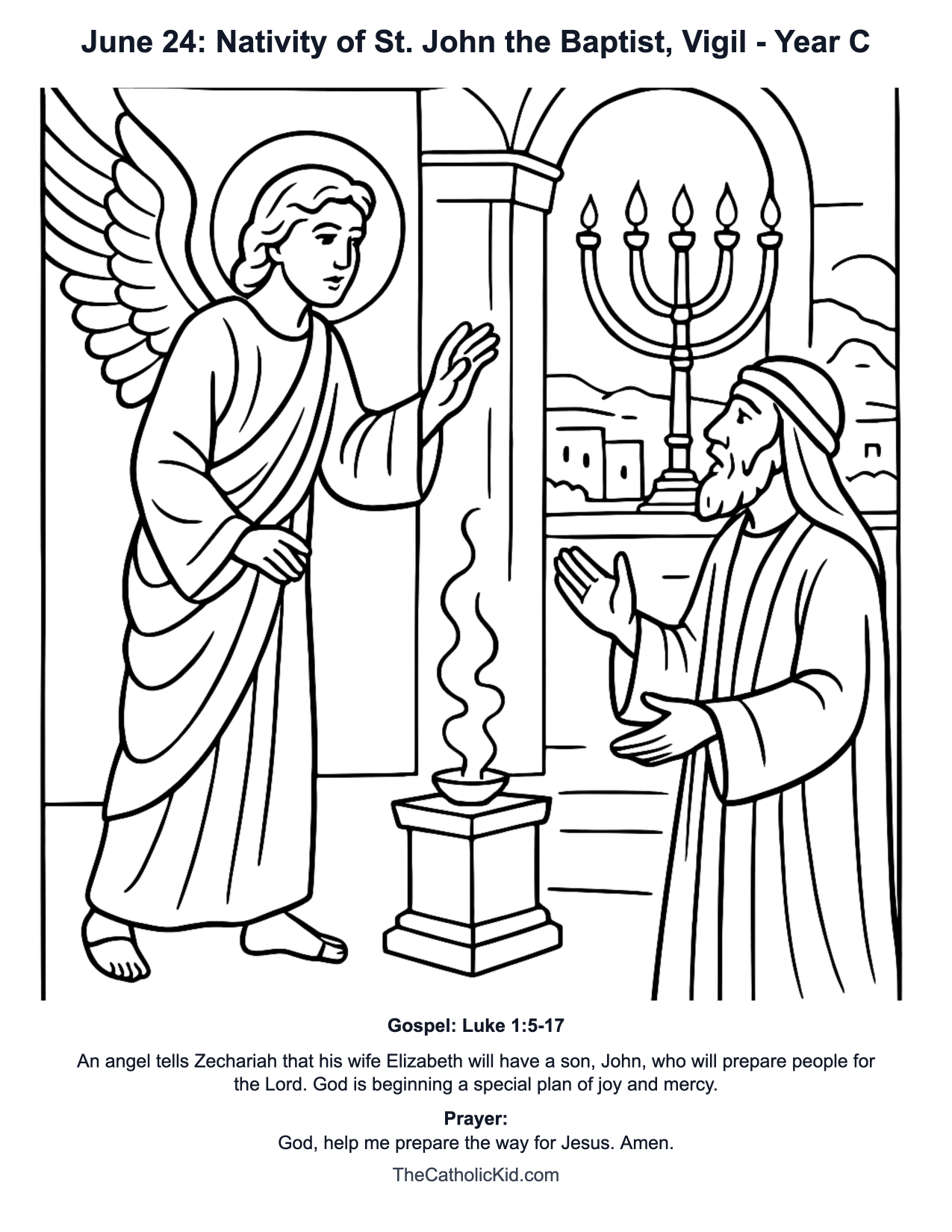 June 24: Nativity of St. John the Baptist